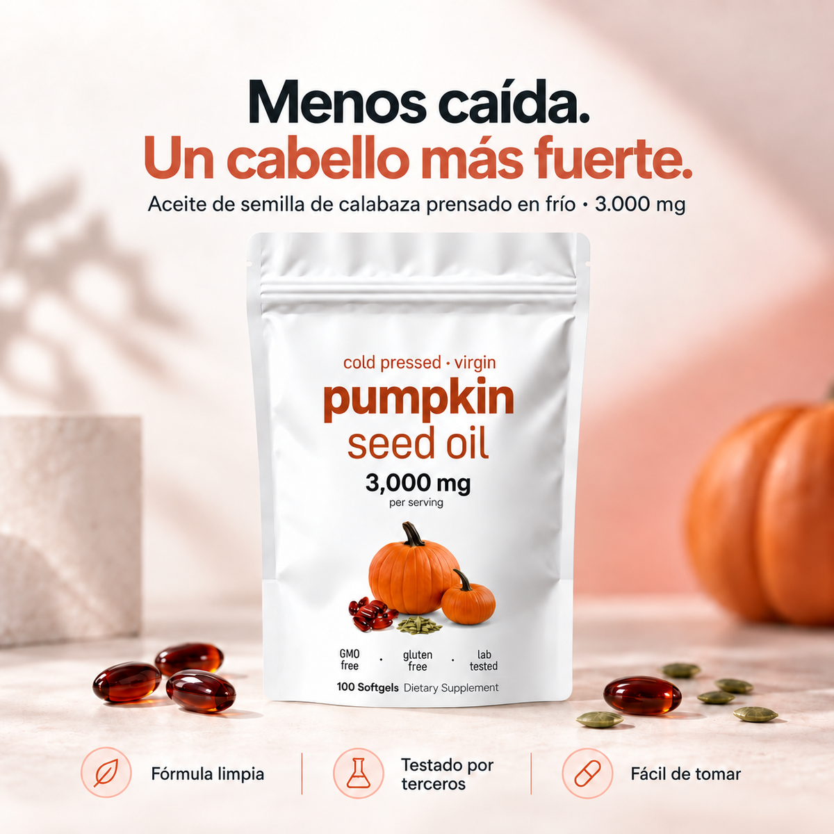 Pumpkin Seed Oil Softgels
